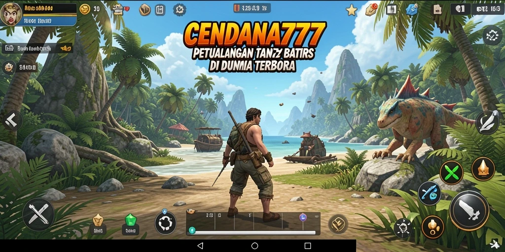 Screeenshot CENDANA777 menampilkan petualangan epik di dunia terbuka yang indah.