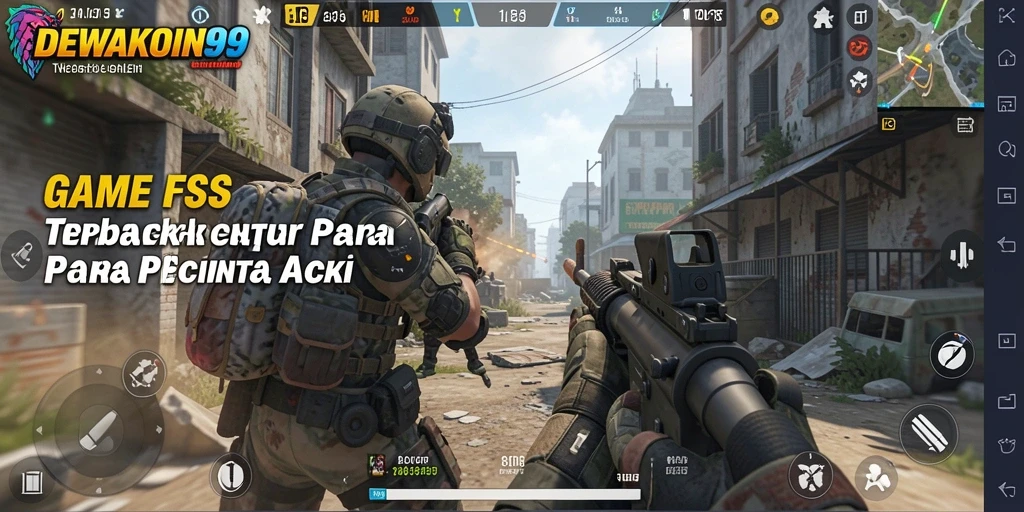 Gameplay seru DEWAKOIN99 dengan aksi tembak-menembak yang menarik.