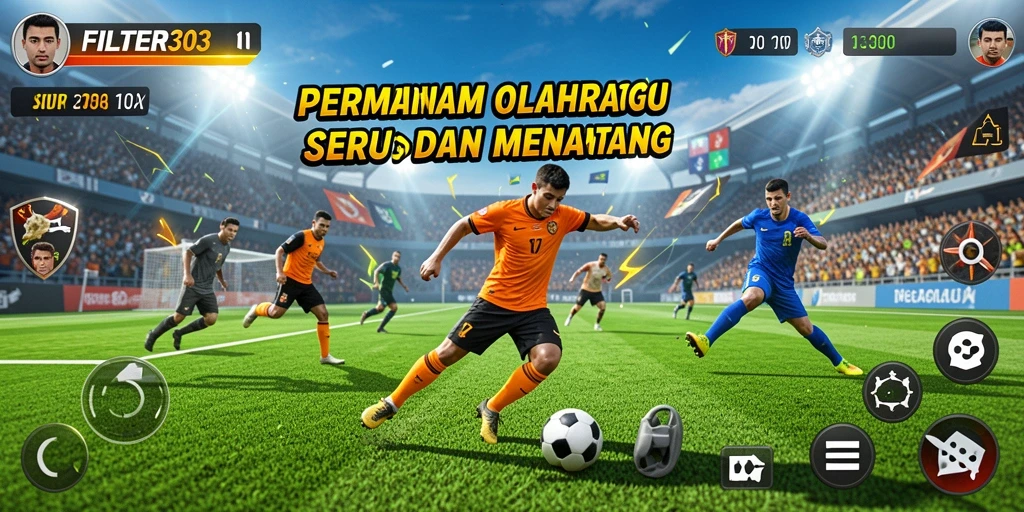 Tampilan gameplay FILTER303 yang mendebarkan dan seru.