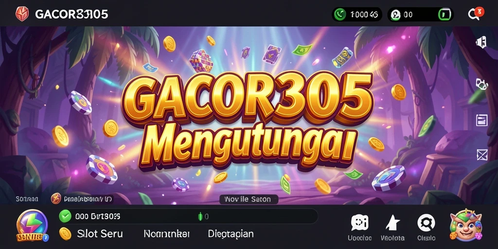 Tampilan gameplay GACOR305 yang menarik dan interaktif.