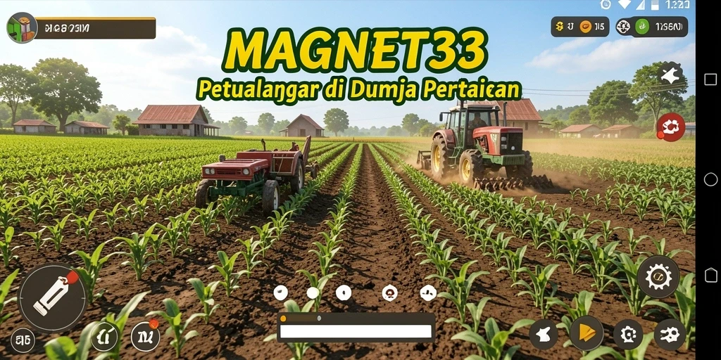 Screenshot gameplay MAGNET33 dengan pengalaman bertani yang seru.