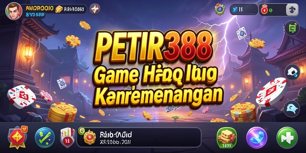 Tampilan gameplay seru dalam permainan QiuQiu PETIR388.