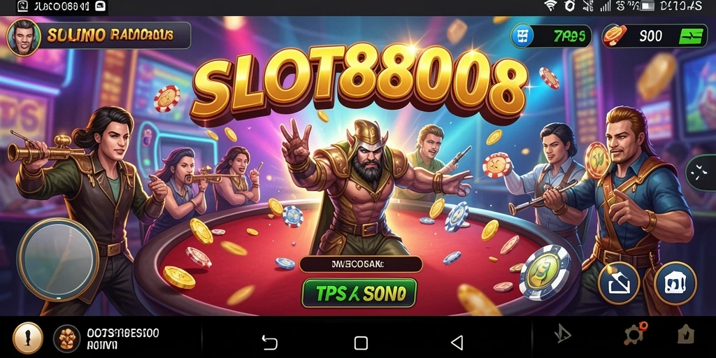 Tampilkan gameplay SLOT8808 yang mendebarkan dan penuh warna.