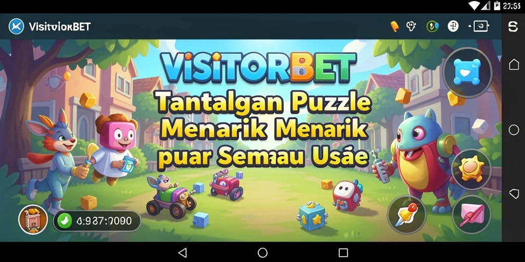 Tampilan gameplay menarik dari VISITORBET yang penuh teka-teki.